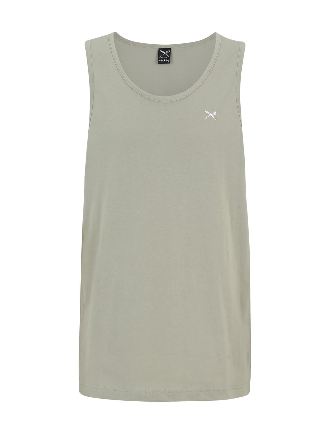 IRIEDAILY Herren Tank Top MINI Flag Bio-Baumwolle Regular Fit S Lint, S Lint