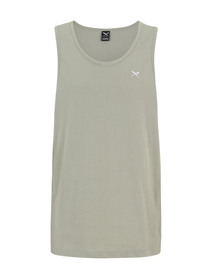 IRIEDAILY Herren Tank Top MINI Flag Bio-Baumwolle Regular Fit S Lint, S Lint