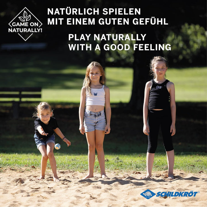 Schildkröt Boccia Set aus FSC Holz für Kinder und Familien I 6 farbige Boccia Kugeln Plus Zielkugel