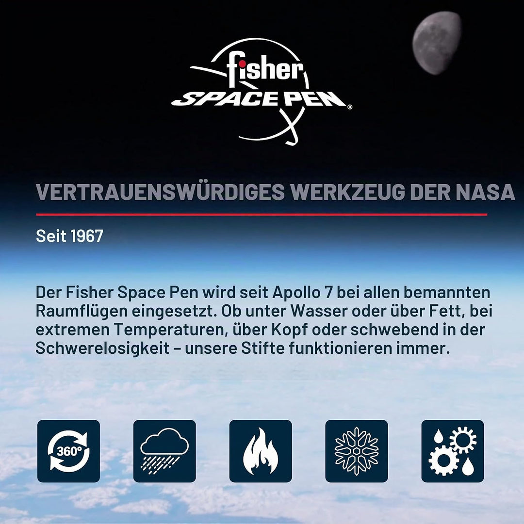 Fisher Space Pen Chrome Bullet Space Pen, 1 Stück (1er Pack)