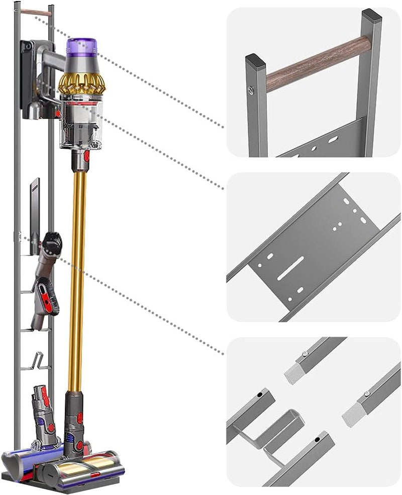 ecooe Staubsaugerhalterung freistehend Bodenständer Halterung für Dyson V15 V12 V11 V10 V8 V7 V6 Out