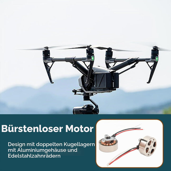 Mini RC Quadcopter Drohnenmotor, 4 Stück 7,4 V 0,3 A 0,5 Ω 18x7mm/0,71x0,28 Zoll Micro 1503 Bürstenl