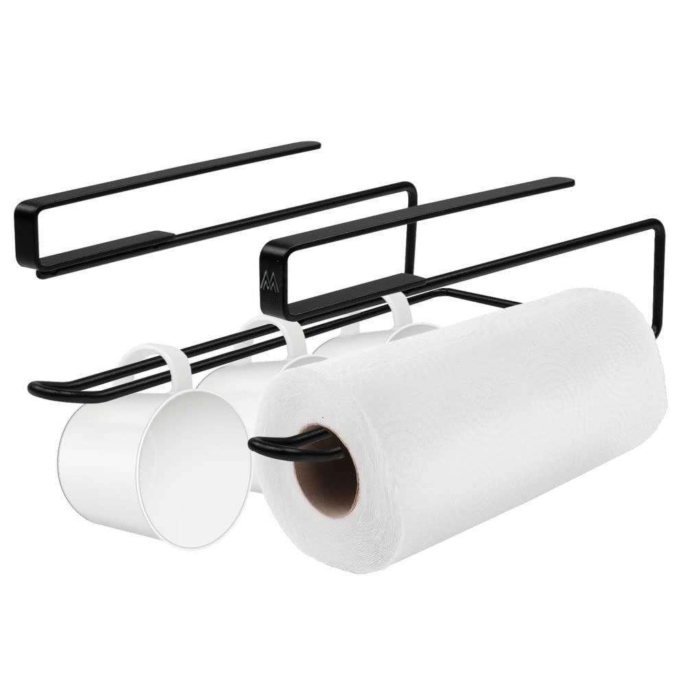 Mister Mountain Küchen-Organizer - Premium Universal-Halterung aus Edelstahl ohne Bohren - Tassen-Ha