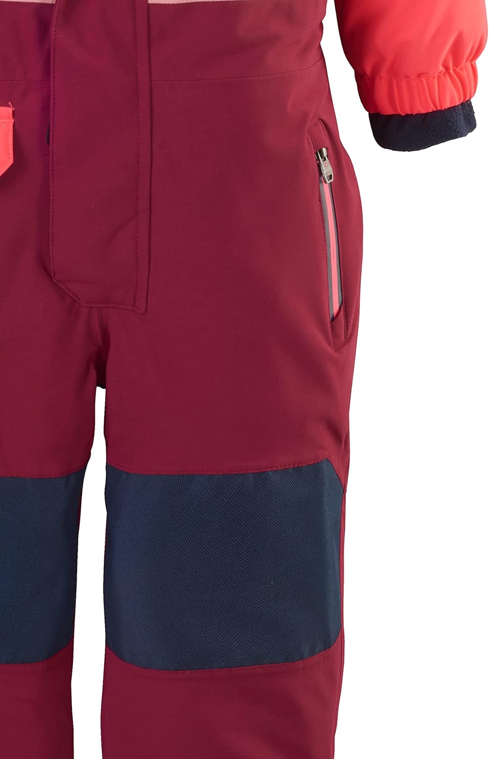 first instinct by killtec Unisex Fisw 4 Mns Onpc Skioverall mit Kapuze 98-104 coral pink, 98-104 cor