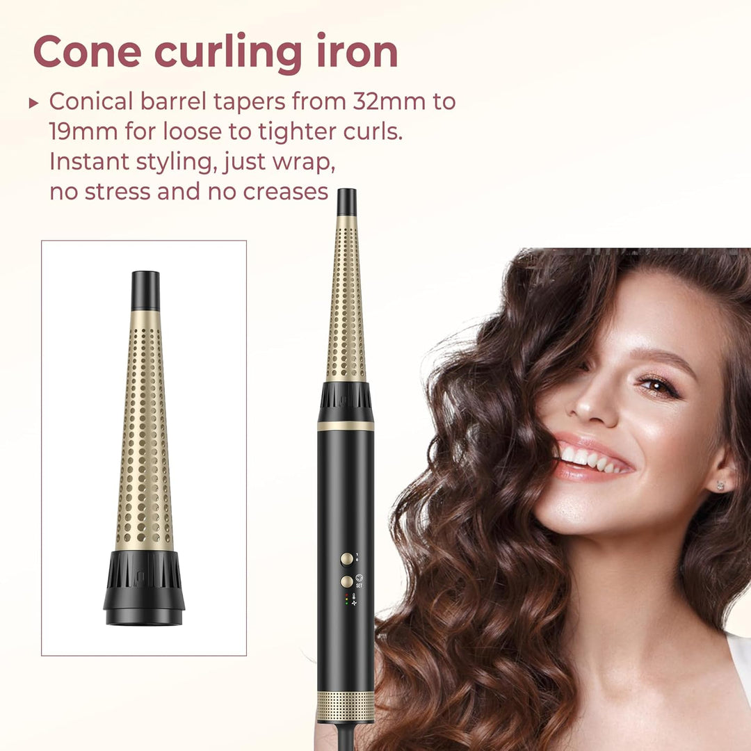 Atopskins Air styler 8 in 1 Hairstyler, 1500W Haarstyler Geräte mit 110000 RPM Motor Haartrockner, R
