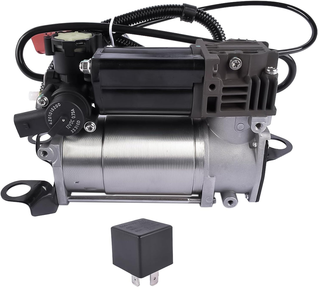 Flynsu Luftfederung Kompressorpumpe Ersatz für A6 4F C6 Avant Allroad 4F0616006A 4F0616005E 4F061600