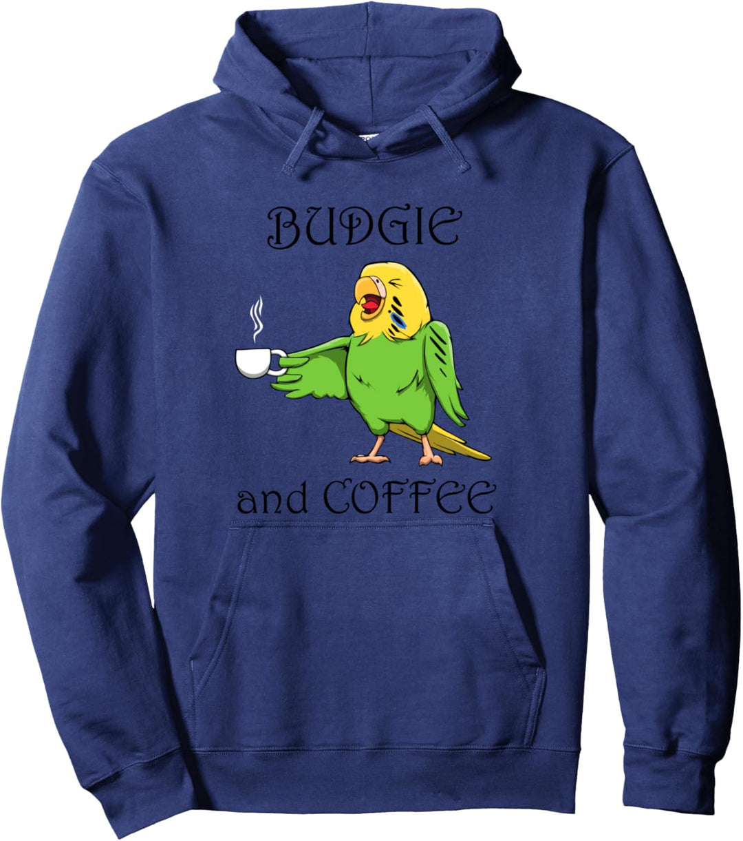Kaffee und Wellensittich Koffein Sittich Pullover Hoodie