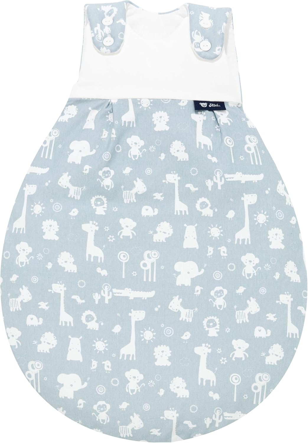 Alvi Baby Mäxchen Aussensack Animals blau 911-1