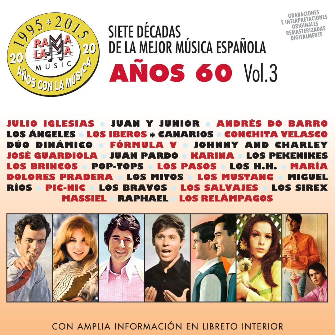 7 Decadas De La Mejor Musica Espanola Anos 60 Vol 3 / Various, Audio-CD