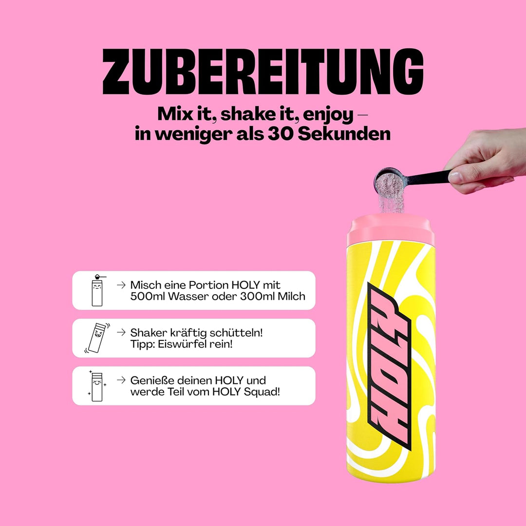 Holy Energy Thermo Shaker – 700ml Isolierflasche aus hochwertigem Edelstahl – bis zu 12 Stunden kalt