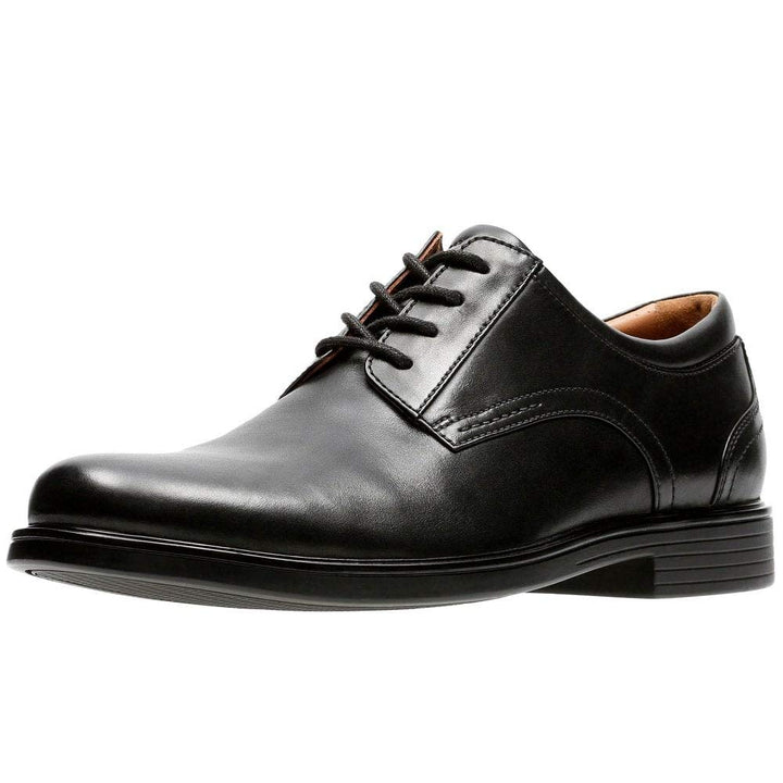 Clarks Herren Un Aldric Lace Derbys 39.5 EU Black Leather, 39.5 EU Black Leather