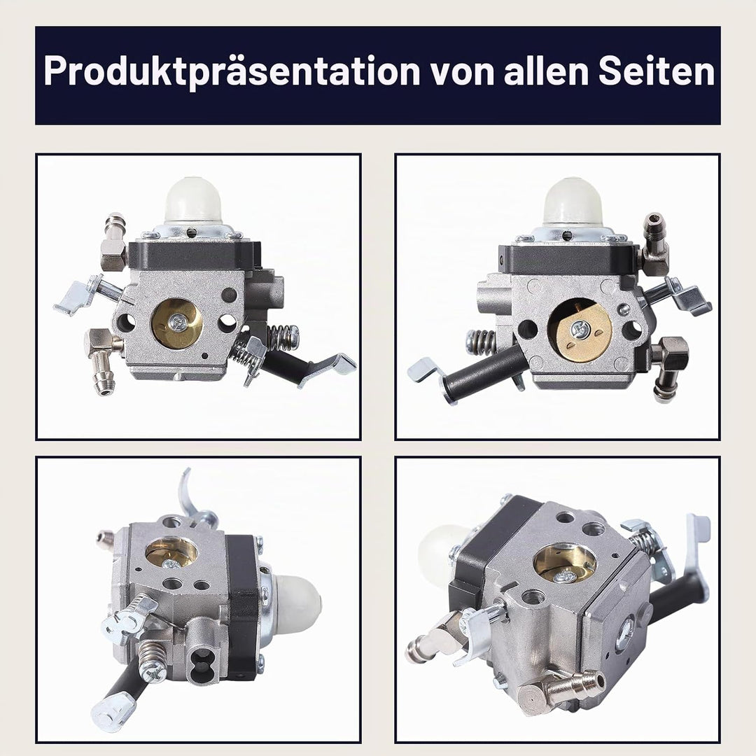 Gubeter Vergaser-Kit, für Wacker Bs50-2 Bs50-2I Bs60-2 Bs60-2I Bs70-2I Motor, für Walbro HDA 242, HD