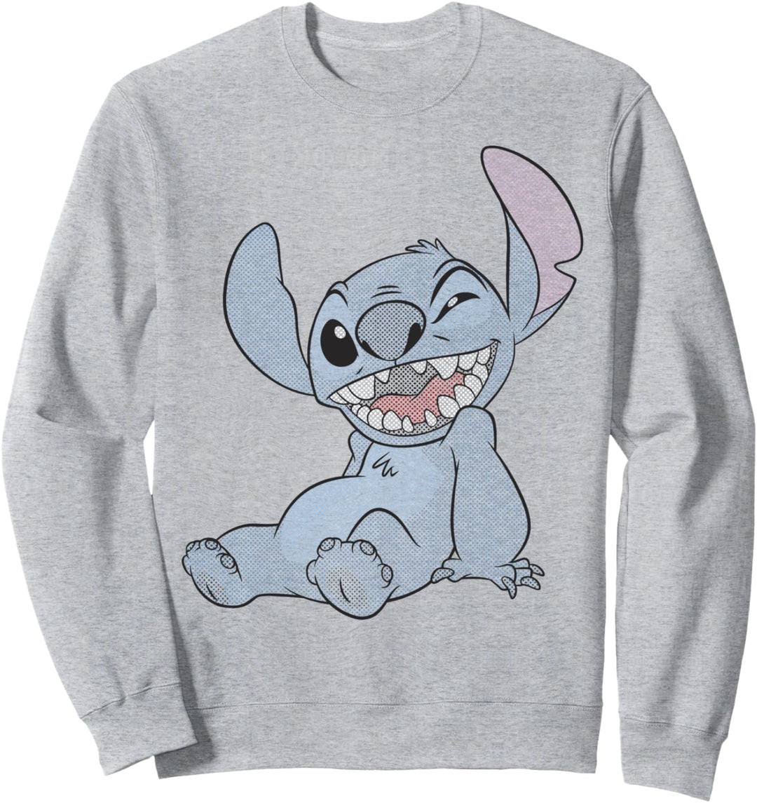 Disney Lilo & Stitch Sit Down Grid Fill Sweatshirt
