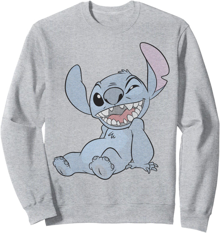 Disney Lilo & Stitch Sit Down Grid Fill Sweatshirt