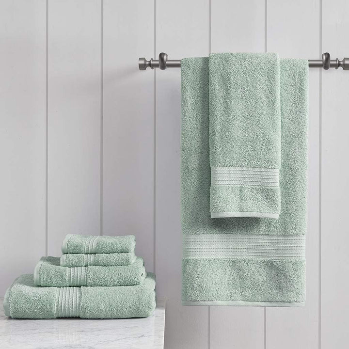 Madison Park Organic 100% Cotton Bathroom Towel Set Hotel-und Spa-Qualität, sehr saugfähig, schnell