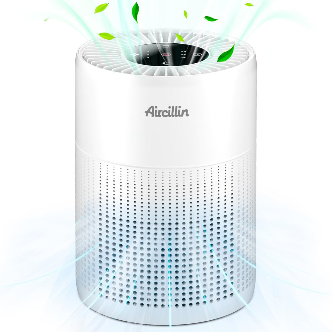 Aircillin Luftreiniger, Luftreiniger Allergiker mit 4-stufig H13 HEPA Filter, 765Sq Ft Abdeckung Max