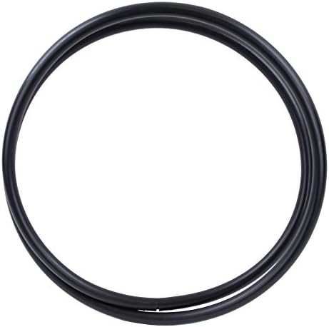 Hoopomania® Hula Hoop Rohling, HDPE-20mm, Ø60/70/80/90/100cm, farbig Schwarz Ø90cm, Schwarz Ø90cm