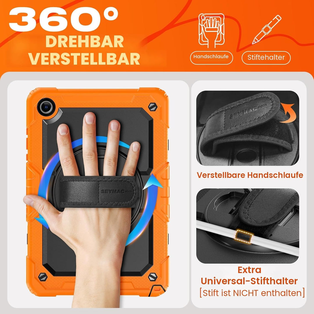 SEYMAC stock Hülle für Samsung Galaxy Tab A11+ Plus/A9+ Plus 11 Zoll 2025/2023, Stossfeste Hülle mit