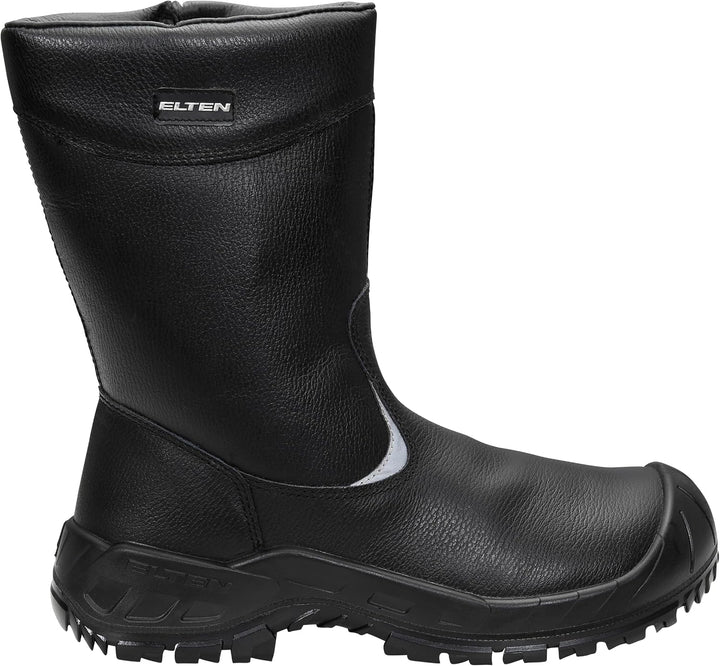 ELTEN Sicherheitsschuhe Will S3 CI, Damen und Herren, Leder, Stahlkappe, robust 36 EU Schwarz, 36 EU