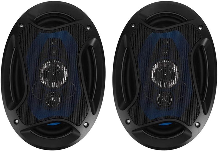 Qiilu Auto Lautsprecher, Auto Koaxial Lautsprecher, 6x9in 1000W Paar Auto Auto HiFi Stereo Audio Koa
