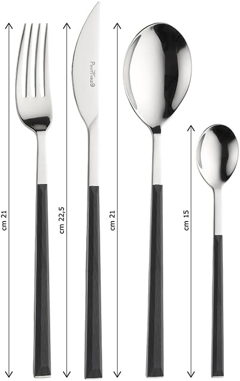 Pinti Sushi Queen for Red Vanilla Besteck-Set, Ebenholz, 24-teilig