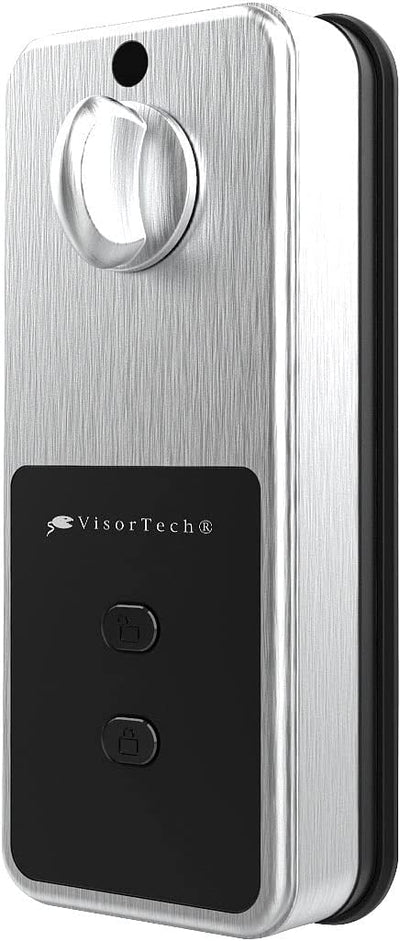 VisorTech Zahlentürschloss: Motorbetriebener ZigBee-Schliesszylinder, Code, Fingerprint, App, IP55 (