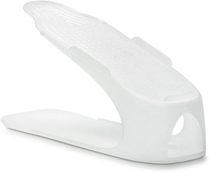 FORTENA 12x Schuhstapler Set Grösse 38-45 (Transparent), Transparent