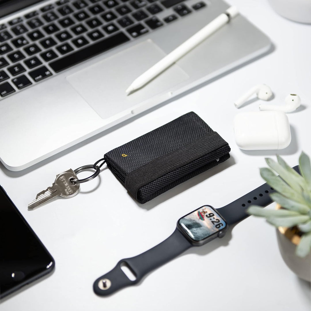 GUGGIARI® Slim Wallet mit RFID Schutz für Kreditkarten-, Bargeld- und Schlüsselhalter - Kartenetui H