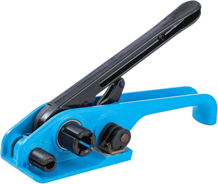 KATSU Manuelles Umreifungsgerät, für 11mm-19mm Breite PP/PET Kunststoffspanner Umreifungsband Kit, P
