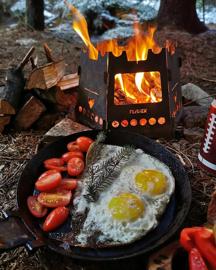 FENNEK Hobo | Erweiterungsset aus hitzebeständigem Edelstahl | für grössere Töpfe und Pfannen | Made