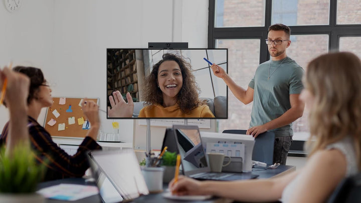 Yealink MeetingBar A10 für Microsoft Teams Rooms – 4K Kamera, 120° Weitwinkel, Auto-Framing, AI Nois