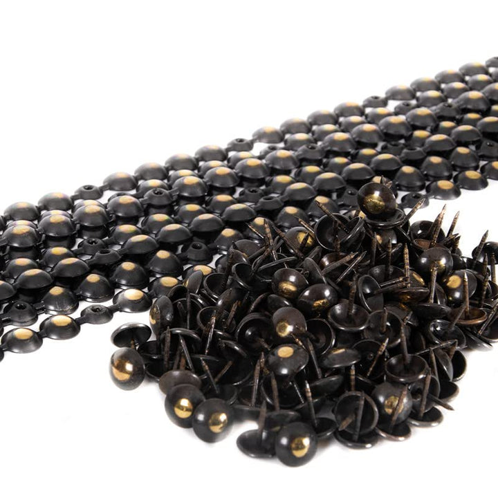 10 Meter Ziernagelstreifen 11mm Bronce Renaissance mit 18 Passenden Befestigungsnägel - Ziernagelsta