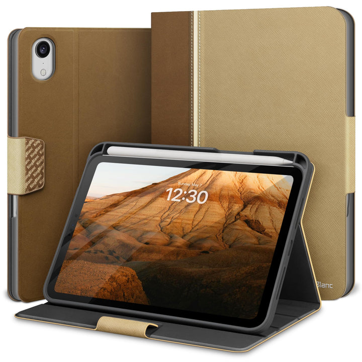 KingBlanc Hülle für iPad mini 7 (A17 Pro), iPad mini 7./6. Generation (2024/2021 8,3 Zoll) mit Penci