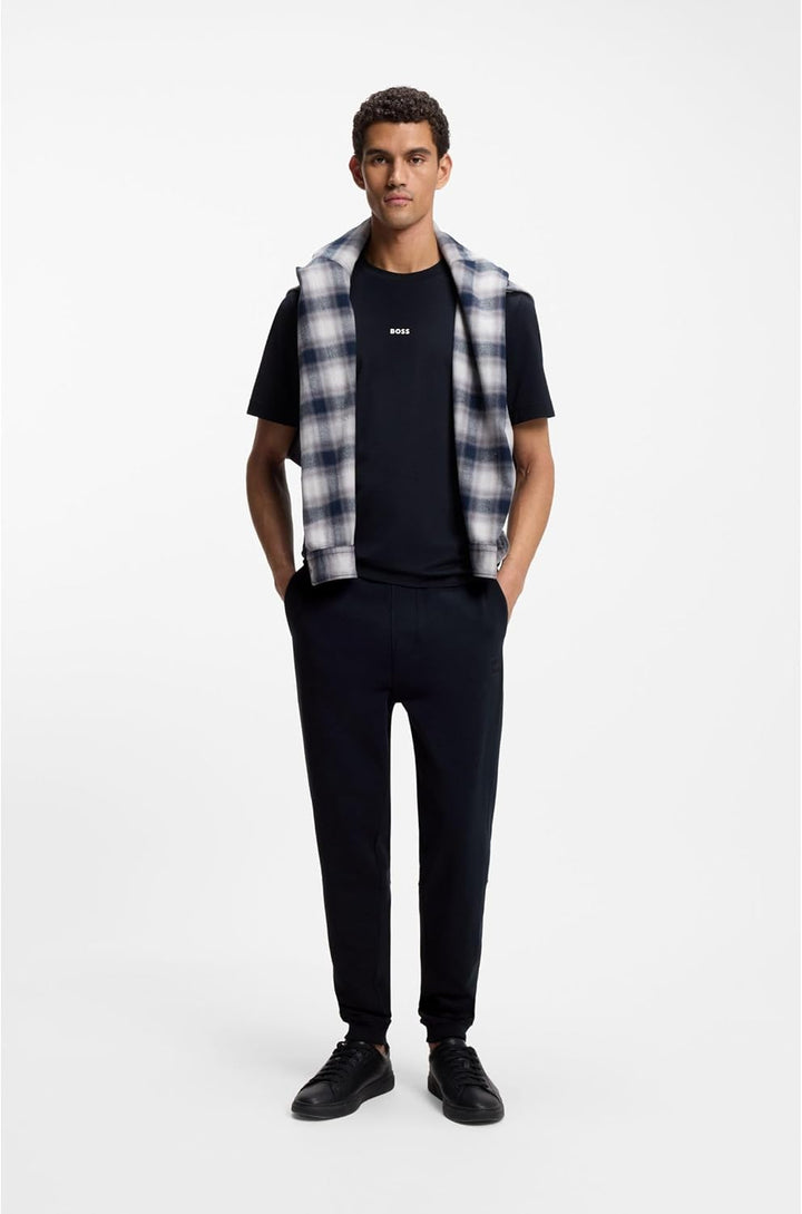 HUGO BOSS Herren T-Shirt S Dark Blue404, S Dark Blue404