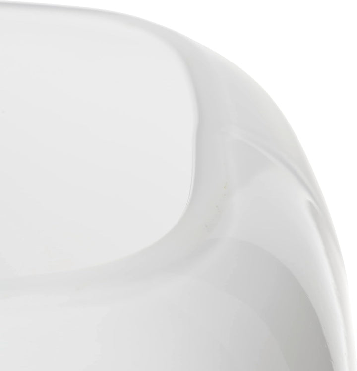 LEONARDO HOME Vase MILANO 13x18x14 cm weiss 041661, Glas Weiss 13x18x14 cm, Weiss 13x18x14 cm