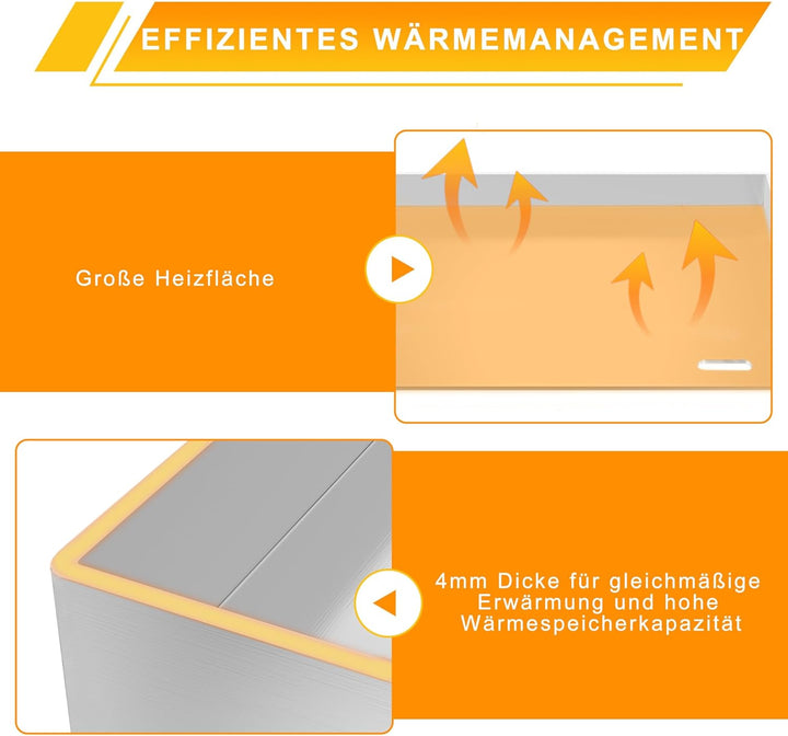 YRHome Plancha Grillplatte 20x30x4cm - 4mm Edelstahl Grillblech für Gas & Holzkohle, mit Grillspacht