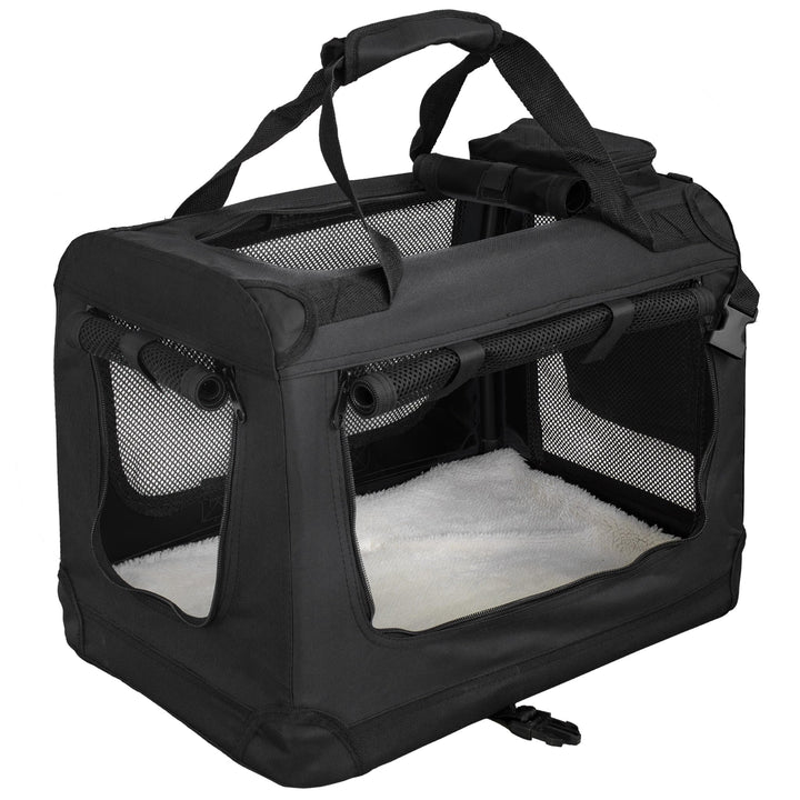 Faltbare Hundebox Transporttasche Transportbox Auto für Katze Hunde Grosse Kleine Box Bag Bed Decke