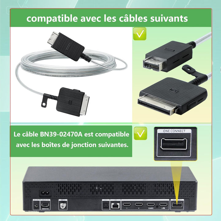 One Connect BN39-02470A 5 m (16 pi) Kabel nur kompatibel mit Samsung Frame One Connect (andere Model