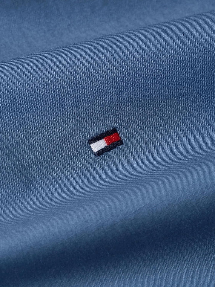 Tommy Hilfiger Herren Freizeithemden S Blau (Aegean Sea), S Blau (Aegean Sea)