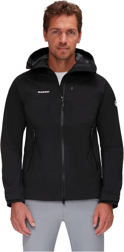 Mammut Herren Alto Guide Hs Hooded Men's Jackets Hardshell-Blusen M Schwarz, M Schwarz