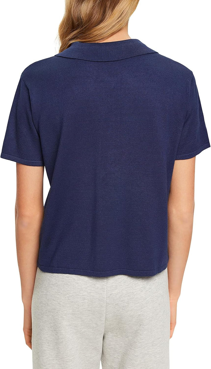 ESPRIT Damen 993ee1i320 Pullover, M Navy