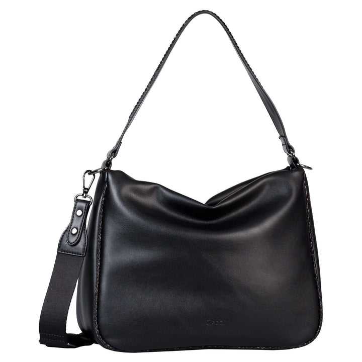 Gabor Damen Sena Schultertasche Schwarz, Schwarz