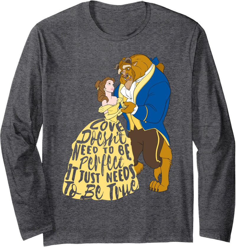 Disney Beauty And The Beast True Love Langarmshirt