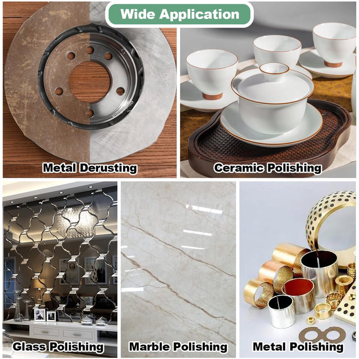 ATOPLEE Wolle Polierscheibe, 10 Stück 98mm Durchmesser Polierscheibe für 100mm Winkelschleifer, Woll