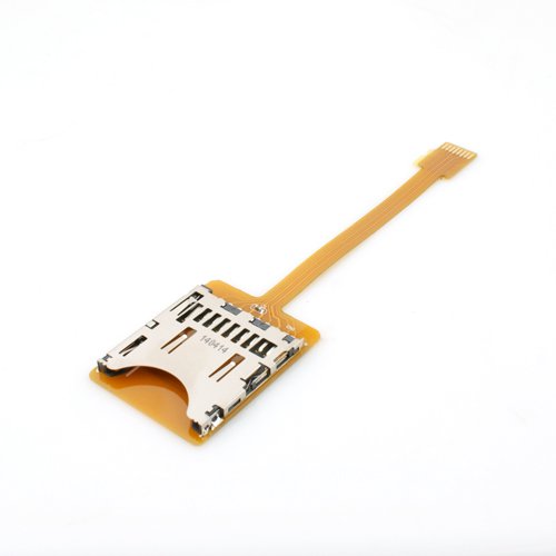 System-S Micro SD/TF Memory Card Speicherkarten Kit (Male) zu SD (Female) Externe Verlängerung Set S