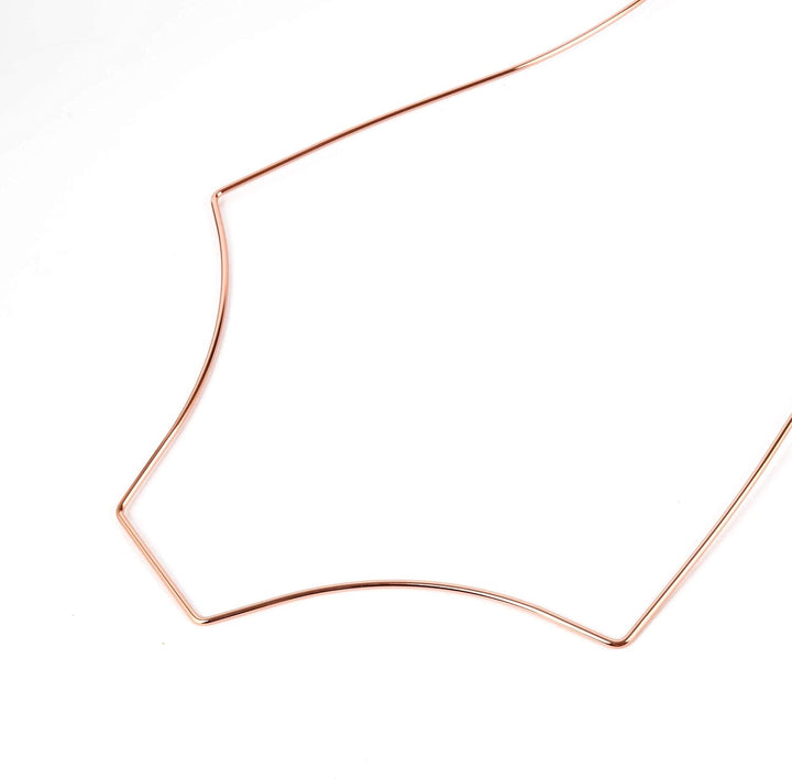 Bikini Badeanzug Aufhänger Draht Körperform Display Unterwäsche hänger 10 PCS (Roségold), Roségold