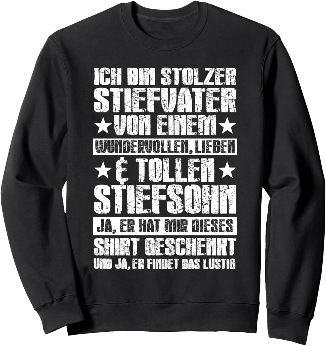 Stiefvater Stiefsohn Stiefpapa Sweatshirt