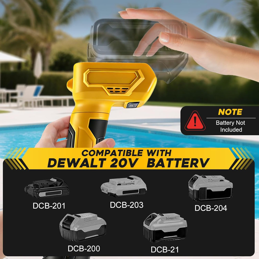 Akku Regenfasspumpe, kompatibel mit Dewalt 20V-Akku (ohne Batterie), 90 l/min Durchfluss, tragbare s