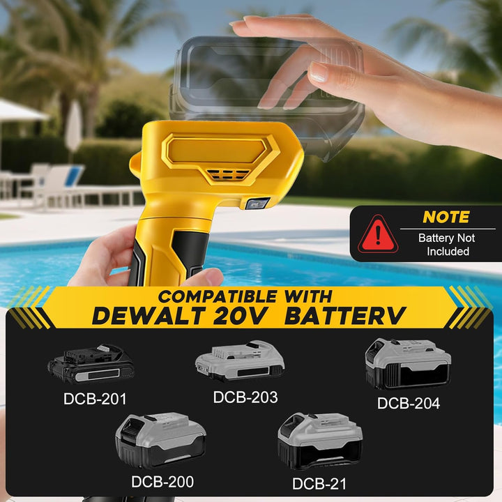 Akku Regenfasspumpe, kompatibel mit Dewalt 20V-Akku (ohne Batterie), 90 l/min Durchfluss, tragbare s