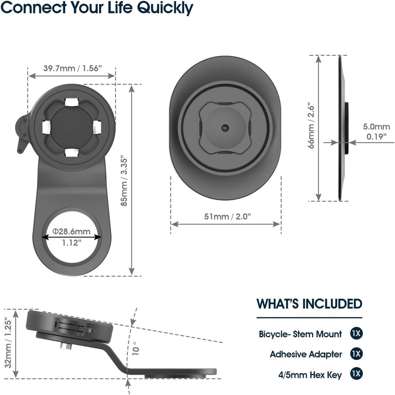 CQ Sincetop Handyhalterung Fahrrad, Handyhalter Fahrrad - Univeral Handy Fahrradhalterung, Stabile A